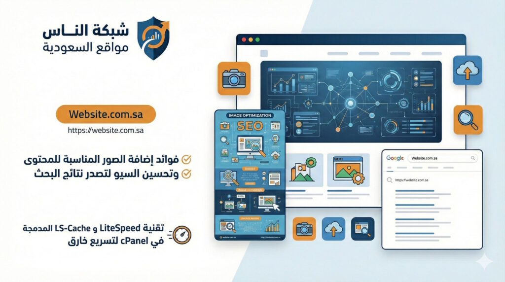 دليل شامل كيف تصنع صور موقعك الفارق وتتصدر نتائج البحث فوائد اضافة الصور المناسبة للمحتوى وتحسين السيو لتصدر نتائج البحث تقنية LiteSpeed ومسرع كاش LS-Cache المدمجة في لوحة تحكم استضافة cPanel لتسريع خارق