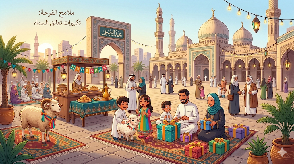 ملامح الفرحة: تكبيرات تعانق السماء