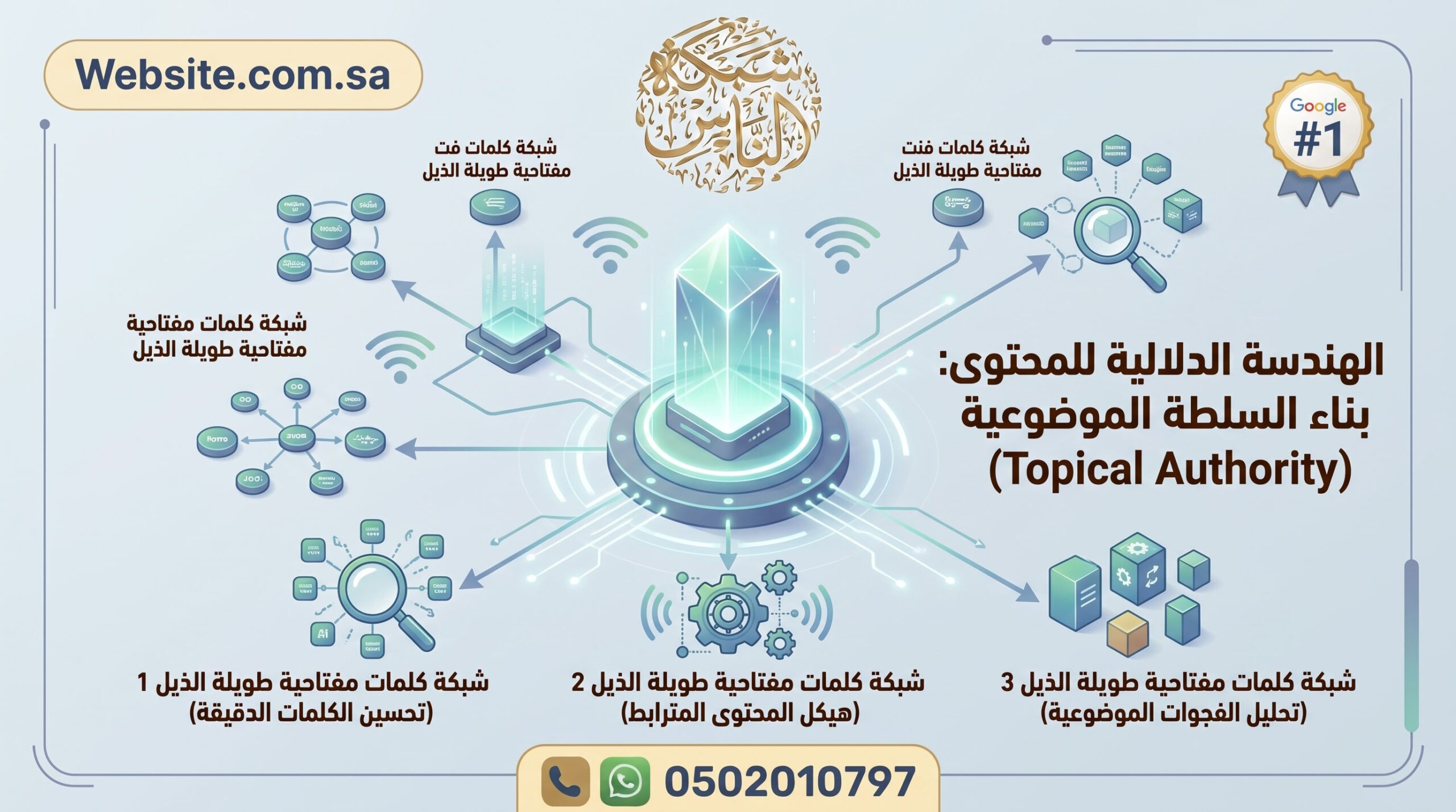 الهندسة الدلالية للمحتوى كيف تبني سلطة موضوعية (Topical Authority) عبر شبكات الكلمات المفتاحية طويلة الذيل (Long Tail Keywords)