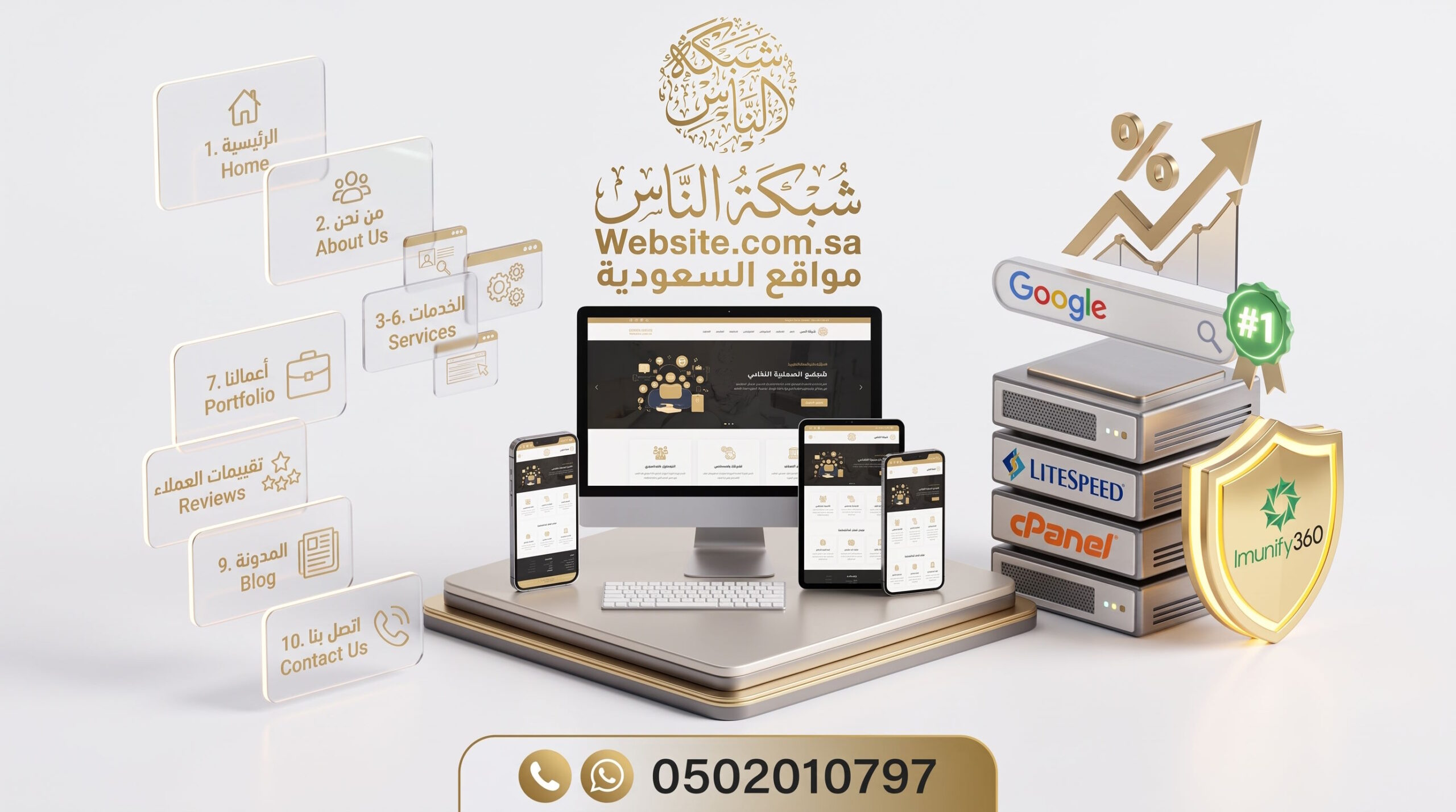 تصميم مواقع إلكترونية متكاملة متجاوبة في السعودية: دليلك لبناء الهوية الرقمية للشركات وتعزيز ثقة العملاء كيف تختار تصميم موقع احترافي متجاوب من 3 إلى 10 صفحات يتوافق مع أجهزة الجوال وسيو محرك بحث جوجل ويحول الزوار إلى صفقات ومبيعات فعلية