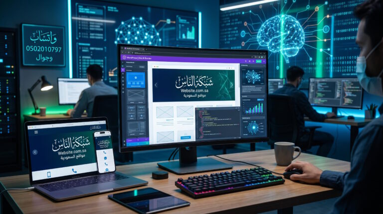 دليل بناء موقع ووردبريس متكامل بأدوات الذكاء الاصطناعي: خطوات التصميم من الصفر حتى الإطلاق