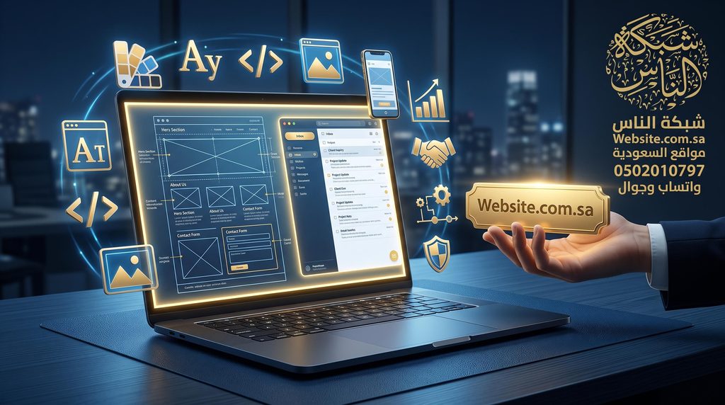 كيف تخطط لطلب تصميم موقع تجاري وبريد إلكتروني رسمي بنجاح