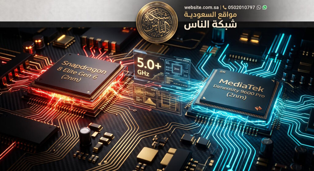 مقارنة معالجات جوالات الفئة العليا المحدثة ثورة الجيل السادس بدقة 2 نانو بين سناب دراجون وميدياتك