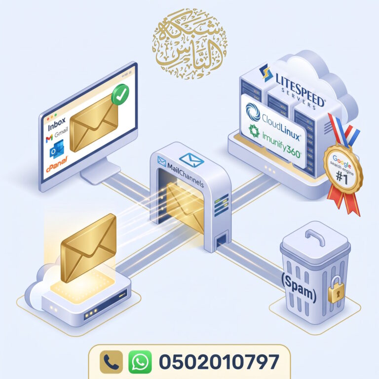 وصول فواتير ورسائل بريد الشركات إلى صندوق الوارد (Inbox) الدليل الشامل لتقنيات ملقم MailChannels الذكي